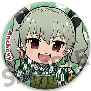 ガールズ＆パンツァー 最終章 76mm缶バッジ アンチョビ ハイカラ ver.