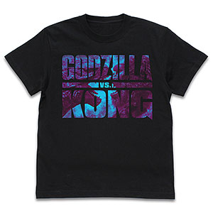 ゴジラvsコング ロゴ Tシャツ/BLACK-S