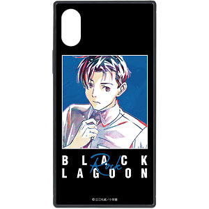 BLACK LAGOON ロック Ani-Art スクエア強化ガラスiPhoneケース(XR)