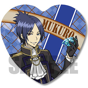 ハート缶バッジ 家庭教師ヒットマンREBORN！ 雲雀恭弥(ボンゴレ探偵