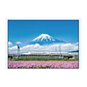 ジグソーパズル コンパクトピース れんげの花と富士山(静岡) 500ピース (35-26)