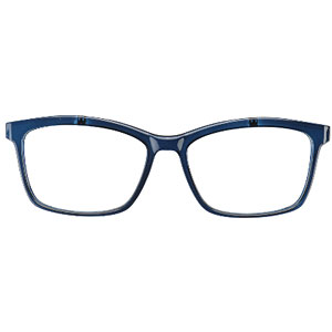 スマホグラス ウエリントン型 クリアネイビー 1.6倍