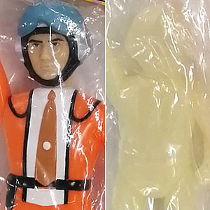 レトロソフトビニール人形シリーズ ハヤタ隊員ソフビ人形セット