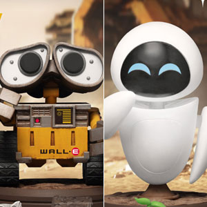 Amazon.com: Beast Kingdom Disney: Wall-E and EVE Mini Egg