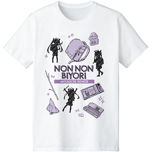 のんのんびより のんすとっぷ 宮内れんげ Ani-Sketch Tシャツ レディース M