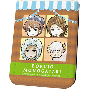 レザーフセンブック「牧場物語 はじまりの大地」01/カフェver. 主人公＆センゴク＆セルカ(グラフアート)