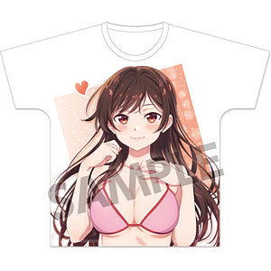 彼女、お借りします フルグラフィックTシャツ 水原千鶴 水着 ver. XL