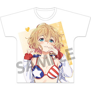 未開封品 ななろば華 c102 水着 まみちゃん フルグラTシャツ XLサイズ 彼女、お借りします フルグラフィックTシャツ 七海麻美 水着 ver
