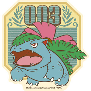 ポケットモンスター トラベルステッカー レトロステッカーコレクション 8.フシギバナ