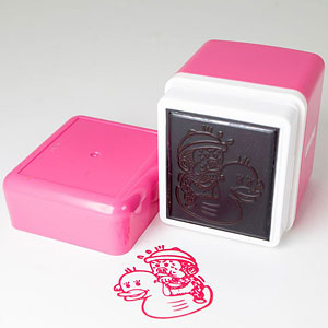 モンモンモン シャチハタ製スタンプ02(おまるモンチャック OSMO)