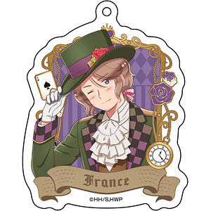 アニメ「ヘタリア World★Stars」 アクリルキーホルダー[不思議の国のアリスver.] (6)フランス