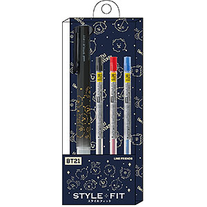【公式】新品　BTS BT12 スタイルフィット　ボールペン　3色ホルダー　文具
