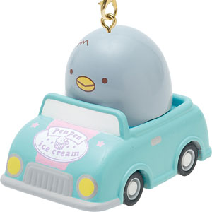 AB05108 キーホルダーマーケット すみっコぐらし ミニカーキーホルダー ぺんぎん(本物)