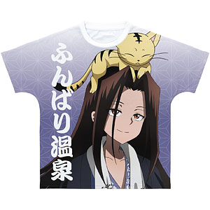 TVアニメ『SHAMAN KING』 描き下ろしイラスト ハオ ふんばり温泉浴衣ver. フルグラフィックTシャツ ユニセックス L