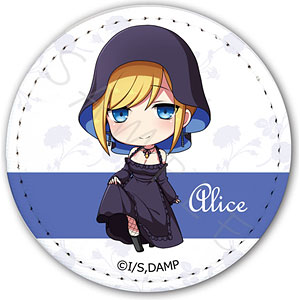 死神坊ちゃんと黒メイド レザーバッジ B (アリス)