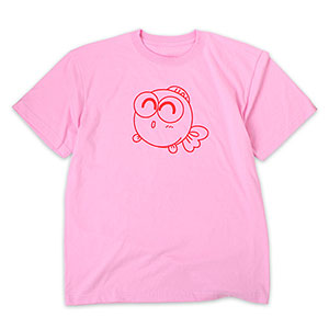 きんぎょ注意報！ ぎょぴちゃんプリントTシャツ ピンク WL