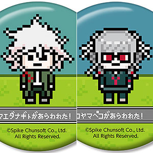 ダンガンロンパ1・2 Reload トレーディングドット絵モチーフ缶バッジ ver.D 8個入りBOX