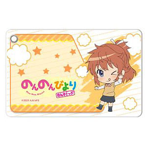 のんのんびより のんすとっぷ スリムソフトパスケース 越谷夏海SD