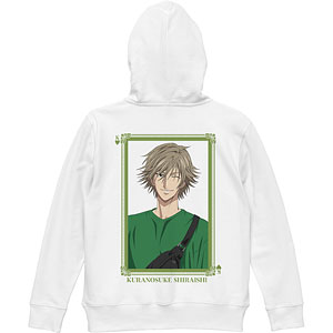 新テニスの王子様 描き下ろし 白石蔵ノ介 トランプモチーフ私服ver. バックプリントジップパーカー レディース L
