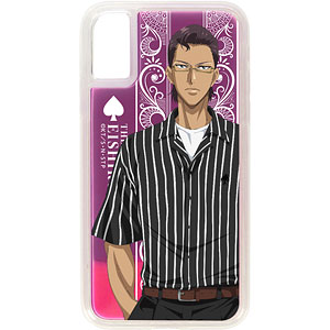 新テニスの王子様 描き下ろしイラスト 木手永四郎 トランプモチーフ私服ver. ネオンサンドiPhoneケース(12 mini)
