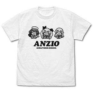ガールズ＆パンツァー 最終章 アンツィオ高校 Tシャツ/WHITE-XL