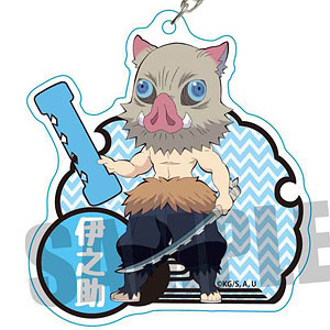 ちょいデカアクリルキーホルダーアルファベットver. 「鬼滅の刃」 嘴平伊之助