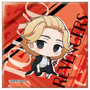 東京リベンジャーズ ちびっつ！ おらおら スクエア缶バッジ 佐野万次郎