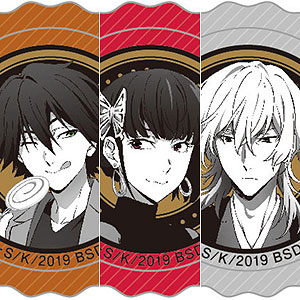 文豪ストレイドッグス 王冠バッジセット 江戸川＆与謝野＆福沢
