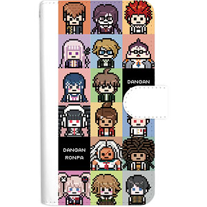 ダンガンロンパ1・2 Reload ドット絵モチーフ手帳型スマホケース ver.A(Mサイズ)