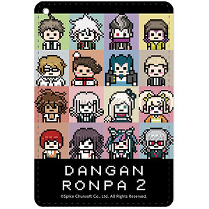 ダンガンロンパ1・2 Reload ドット絵モチーフ1ポケットパスケース ver.B