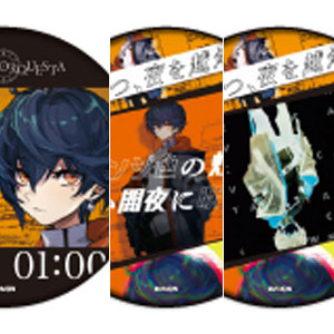 Clock over ORQUESTA 4th anniversary ホログラムビッグ缶バッジ