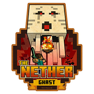 MINECRAFT マインクラフト トラベルステッカー (6)THE NETHER