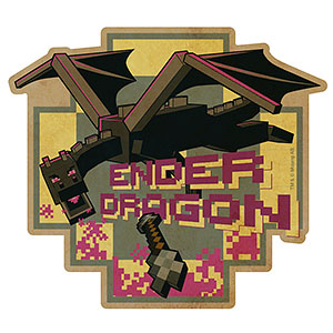 MINECRAFT マインクラフト トラベルステッカー (8)ENDER DRAGON