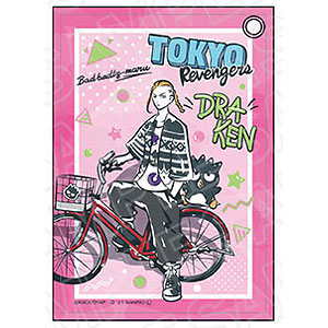 TVアニメ『東京リベンジャーズ』 サンリオキャラクターズコラボ 合皮パスケース 龍宮寺堅・バッドばつ丸