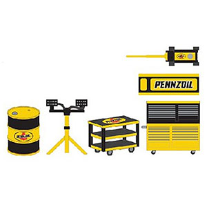 1/64 Auto Body Shop - Shop Tool Accessories Series 5 - Pennzoil