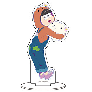 キャラアクリルフィギュア「おそ松さん×カピバラさん」06/トド松＆ホワイトさん(描き下ろし)