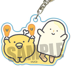 アクリルキーホルダー チキップダンサーズ ほねチキン＆ぎゅうにゅうアイス