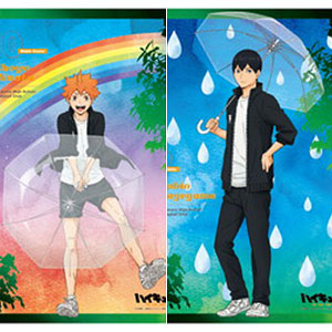 ハイキュー！！ TO THE TOP クリアファイルセット(Rain ver.) 日向翔陽+影山飛雄