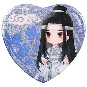 アニメ「魔道祖師」 ミニキャラ ハート缶バッジ 魏無羨 魏嬰[艾漫