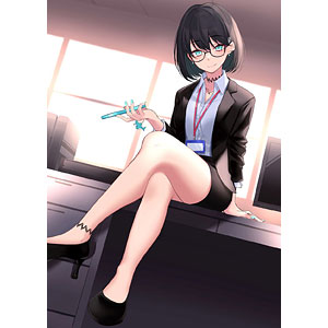 GAKAKUコレクション「くろタイツ×OL」B2タペストリー26 いちき
