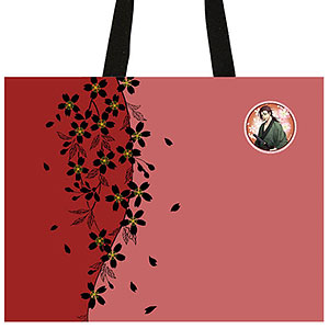 薄桜鬼 真改 京染トートBAG 和紙缶バッチ付 土方歳三[舞扇堂