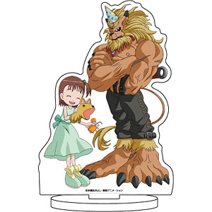 キャラアクリルフィギュア「デジモンテイマーズ」05/樹莉＆レオモン お祝いver.(描き下ろし)
