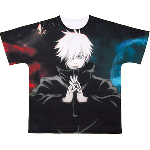 呪術廻戦 ポートレイトフルグラフィックTシャツ M 五条悟