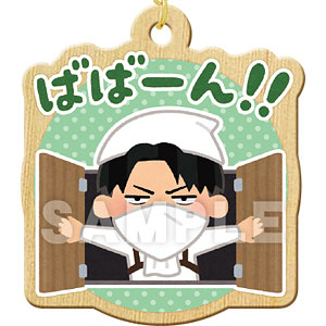 進撃の巨人 いらすとや 木製ストラップ 06 リヴァイb カナリア 在庫切れ