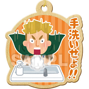 進撃の巨人 いらすとや 木製ストラップ 06 リヴァイb カナリア 在庫切れ