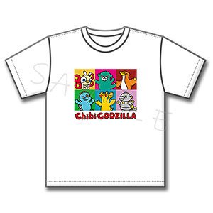 ちびゴジラ』Tシャツ デザインA(集合) 100サイズ[シンクイノベーション 