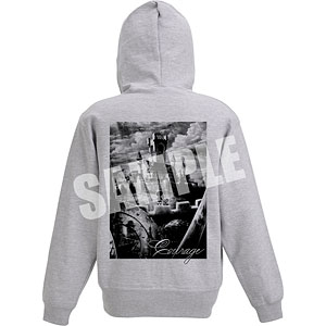 王様ランキング “勇気” ジップパーカー(MIX GRAY/XL)