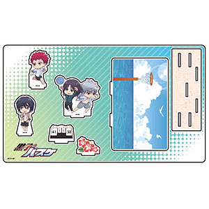 プレミアム アクリルジオラマプレート「黒子のバスケ」04/洛山高校＆霧崎第一高校 ビーチバスケver. (ミニキャラ)