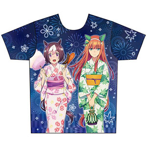 ウマ娘 プリティーダービー Season 2 描き下ろしフルグラフィックTシャツ/スペシャルウィーク＆サイレンススズカver. M