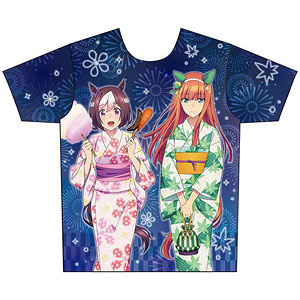 ウマ娘 プリティーダービー Season 2 描き下ろしフルグラフィックTシャツ/スペシャルウィーク＆サイレンススズカver.XL